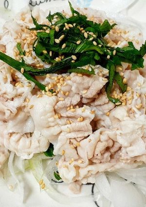 新タマネギで美味しい冷しゃぶ-レシピのメイン写真