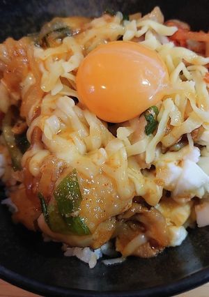 男子ガツガツ♪甘辛タッカルビ丼(^^)-レシピのメイン写真