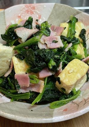 冷凍ほうれん草で♡豆腐のちゃんぷるー-レシピのメイン写真
