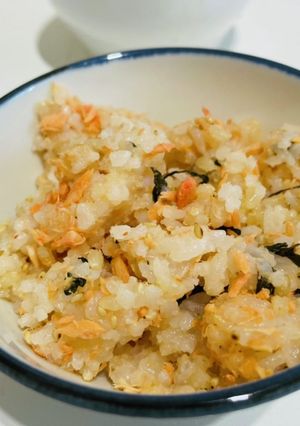 大葉と明太子と鮭フレークの混ぜご飯-レシピのメイン写真