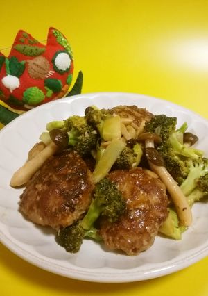 ブロッコリーと肉団子のケチャップ煮-レシピのメイン写真