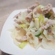 玉ねぎ小松菜 玄米甘酒と塩麹の蒸し焼き