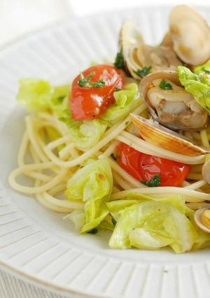 本格パスタ：春キャベツのボンゴレビアンコ-レシピのメイン写真