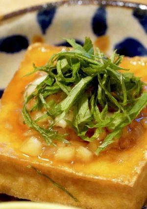 カリカリ厚揚げの大葉のせ-レシピのメイン写真