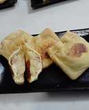 キャベツとツナのチーズ焼き巾着