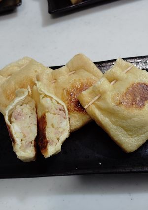 キャベツとツナのチーズ焼き巾着-レシピのメイン写真