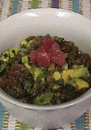 "ねぎトロ＆アボカド丼 de Tanto!"-レシピのメイン写真