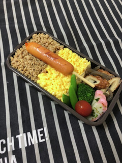 男子高校生弁当5/18とりそぼろ弁当-レシピのメイン写真