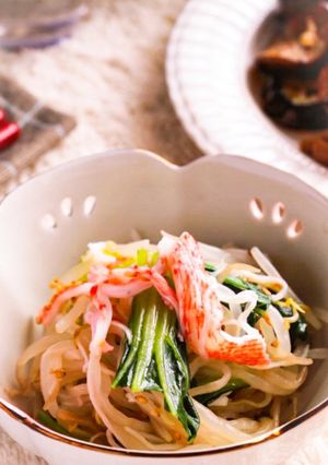 もやしと青梗菜の中華風ナムル-レシピのメイン写真