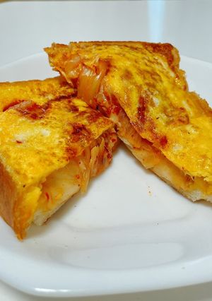 ツナキムチーズトースト-レシピのメイン写真