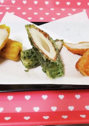 ちくわの3種揚げ(カレー、のり、明太子)-レシピのメイン写真