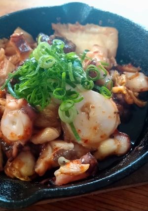 たこキムチ焼き-レシピのメイン写真