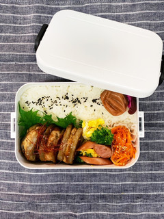 豚肉の蓮子挟み焼き 〜高校生男子弁当〜-レシピのメイン写真