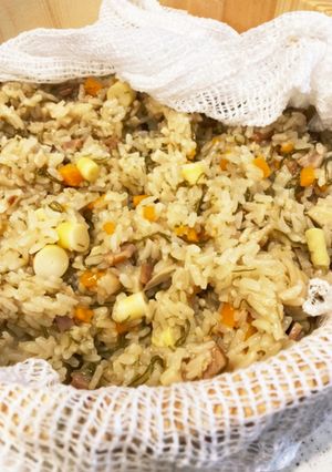 活力なべで加圧1分　絶品中華おこわ♪-レシピのメイン写真