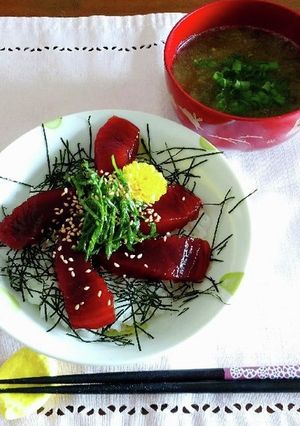 まぐろ漬け丼-レシピのメイン写真