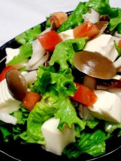 きのこと豆腐のホットnaサラダ-レシピのメイン写真