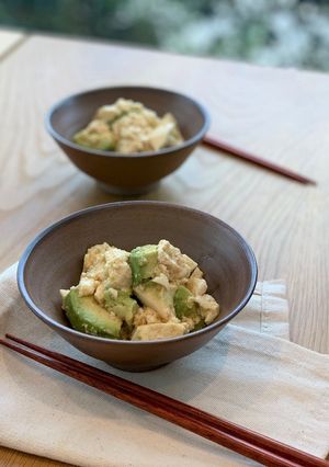 和風デリ♡簡単！豆腐とアボカドのサラダ-レシピのメイン写真