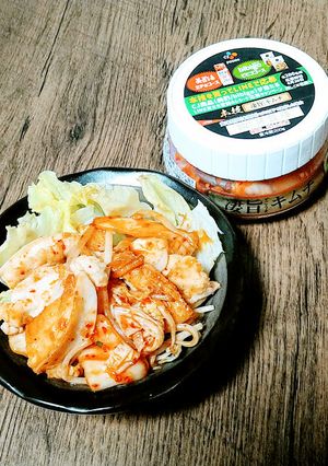 【本技 凄旨キムチ】で軟骨おつまみ♪-レシピのメイン写真