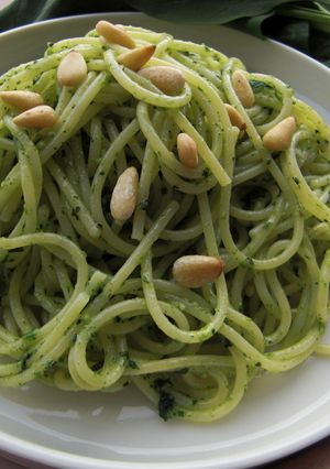 ほうれん草のジェノベーゼパスタ-レシピのメイン写真