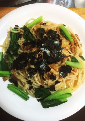 米がないので作る納豆パスタ-レシピのメイン写真