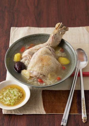 電気圧力鍋で本格◎参鶏湯（サムゲタン）-レシピのメイン写真