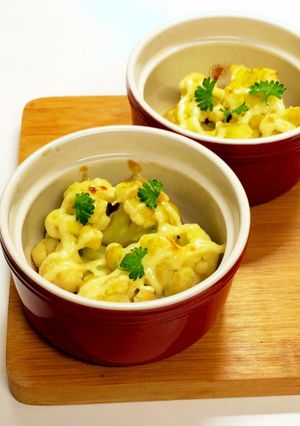 カリフラワー麺つゆマヨ焼き♬お弁当にも-レシピのメイン写真