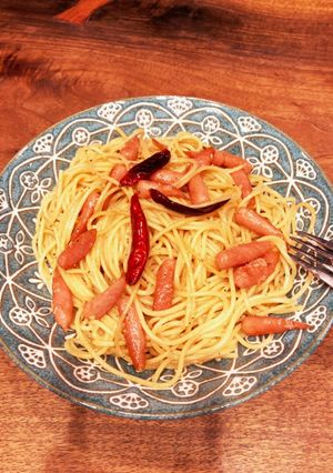 簡単、男のペペロンチーノ-レシピのメイン写真