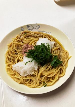 和風おろしパスタˊᵕˋ-レシピのメイン写真