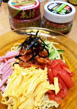 「本技 凄旨キムチ」で冷やし中華-レシピのメイン写真