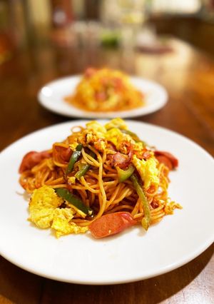 ふわふわ卵が美味しいナポリタン♪-レシピのメイン写真