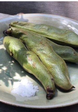 焼くだけ！丸ごとそら豆のグリル焼き-レシピのメイン写真