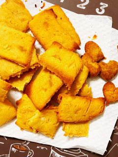 秋に簡単ヘルシーおからとやきいもクッキー-レシピのメイン写真
