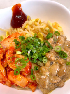豆もやしとキムチ納豆和え-レシピのメイン写真