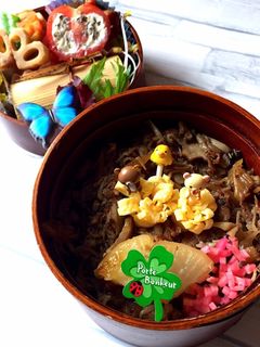 皐月18 牛丼弁当-レシピのメイン写真