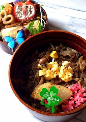 皐月18　牛丼弁当-レシピのメイン写真