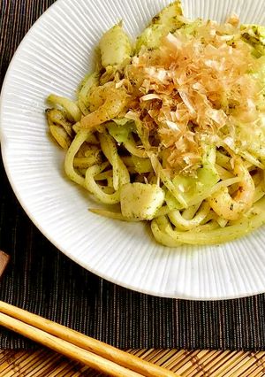 バジル香る焼うどん-レシピのメイン写真