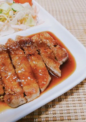 豚ロース✤こってりだけどさっぱりトンテキ-レシピのメイン写真