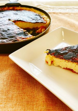 あんずのバスク風チーズケーキ-レシピのメイン写真