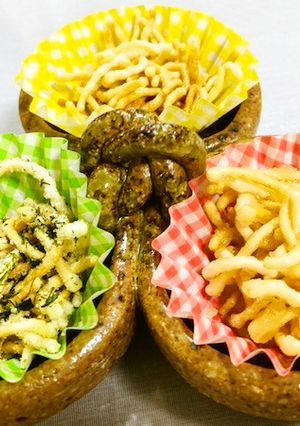 パリパリ美味しい☆簡単パスタスナック3種-レシピのメイン写真