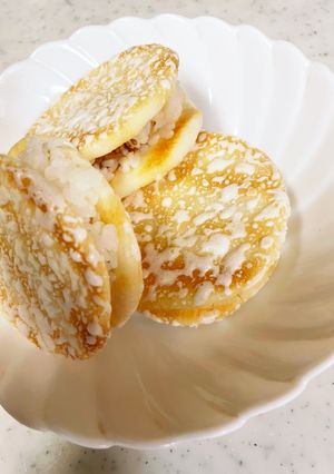 #米トレせんべい　摂食障害対策菓子ご飯？-レシピのメイン写真