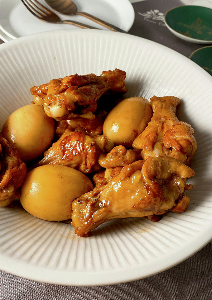 ♪鶏手羽と卵の黒酢照り煮♪-レシピのメイン写真