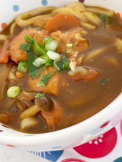 カレーリメイク☆お楽しみ、カレーうどん。-レシピのメイン写真