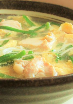 〖 半熟卵がとろ～り！ニラ玉にゅうめん〗-レシピのメイン写真
