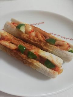 ダイエットにも♪キムチのちくわボート-レシピのメイン写真