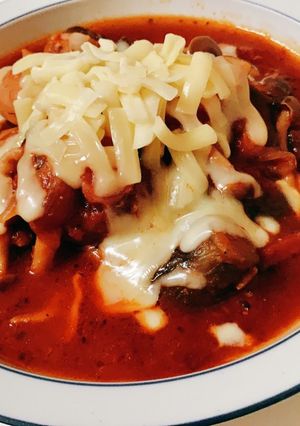 鶏となすのトマト煮込み☆ブライン液で-レシピのメイン写真