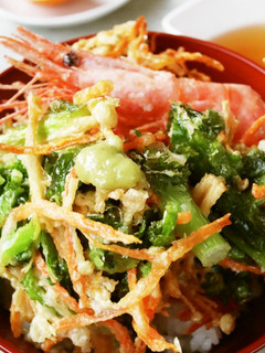 勝山水菜の天茶【JA福井県】-レシピのメイン写真