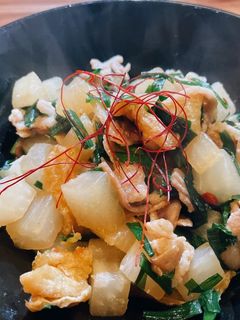 【時短!作り置きに!】ニラと大根の炒め煮-レシピのメイン写真