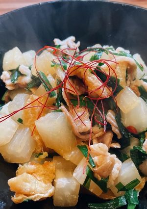 【時短!作り置きに!】ニラと大根の炒め煮-レシピのメイン写真
