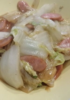 ★白菜×ウインナー★あんかけ野菜炒め-レシピのメイン写真