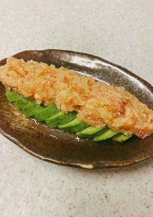 アボカドの醤油麹味のツナおろしのせ-レシピのメイン写真